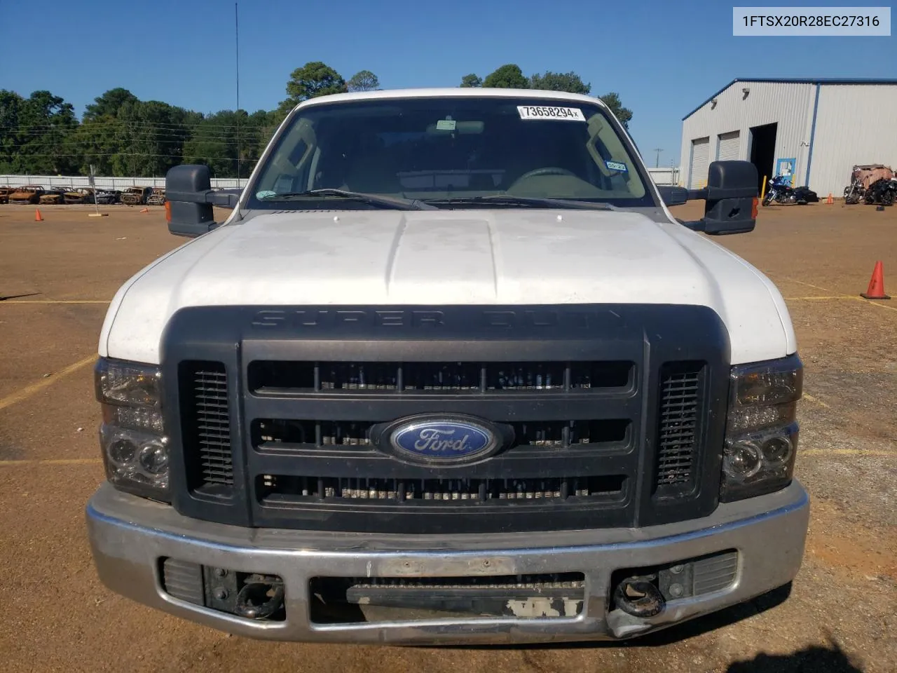 2008 Ford F250 Super Duty VIN: 1FTSX20R28EC27316 Lot: 73658294