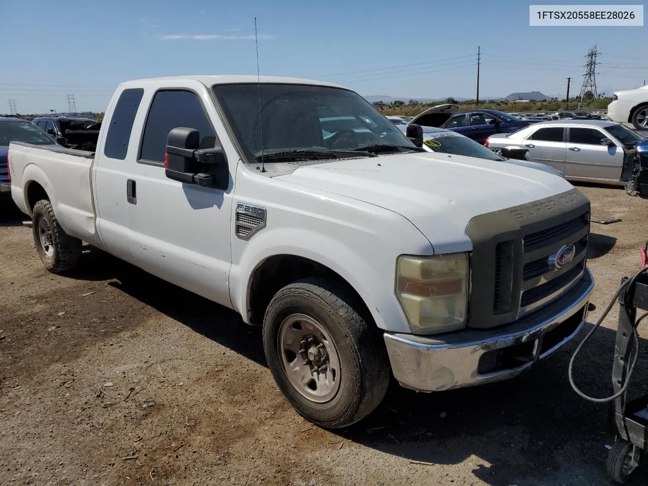 1FTSX20558EE28026 2008 Ford F250 Super Duty