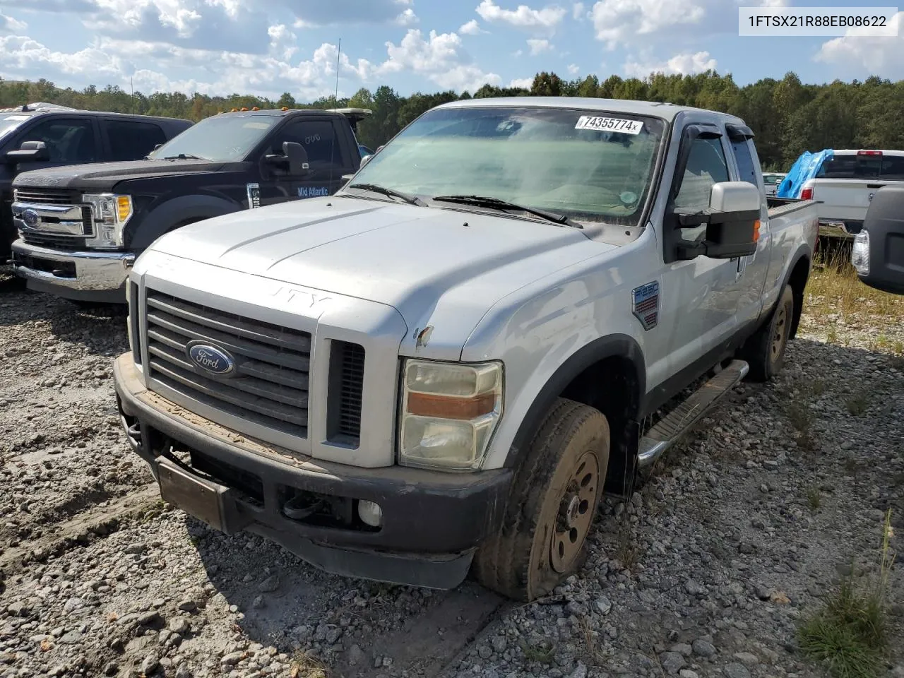 1FTSX21R88EB08622 2008 Ford F250 Super Duty