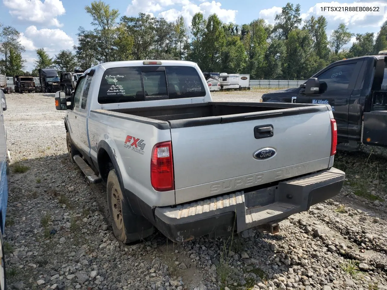 2008 Ford F250 Super Duty VIN: 1FTSX21R88EB08622 Lot: 74355774