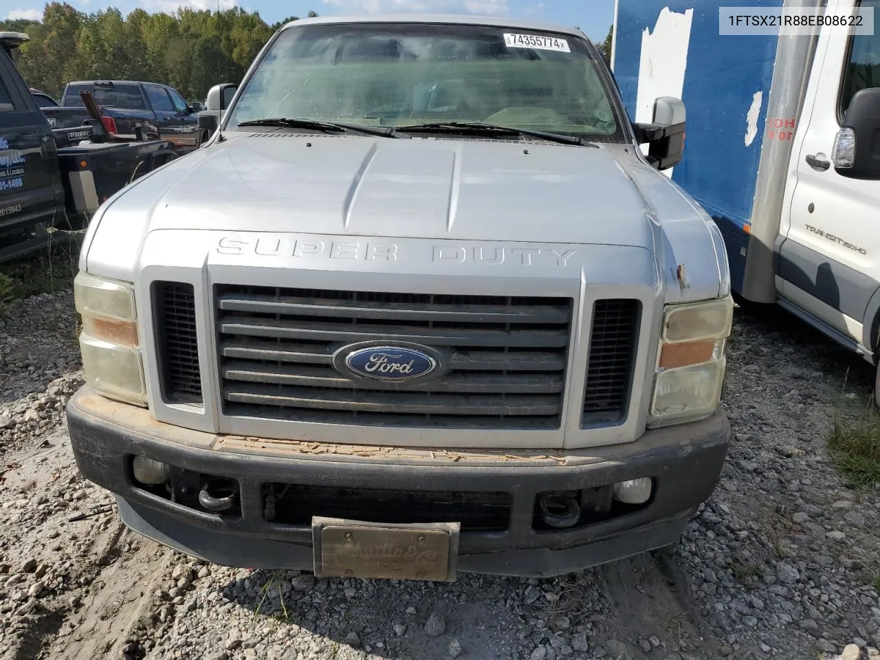 2008 Ford F250 Super Duty VIN: 1FTSX21R88EB08622 Lot: 74355774