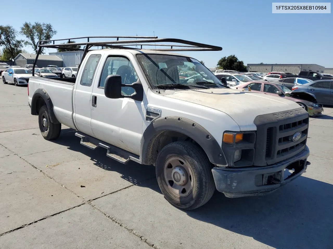 2008 Ford F250 Super Duty VIN: 1FTSX205X8EB10984 Lot: 74582864