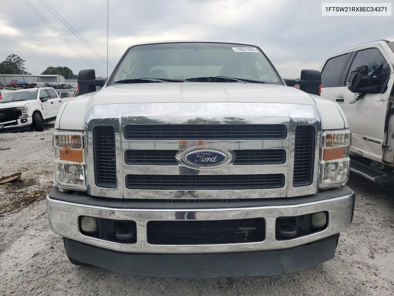 2008 Ford F250 Super Duty VIN: 1FTSW21RX8EC34371 Lot: 74821624