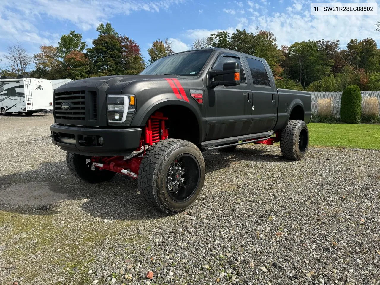 2008 Ford F250 Super Duty VIN: 1FTSW21R28EC08802 Lot: 75010874