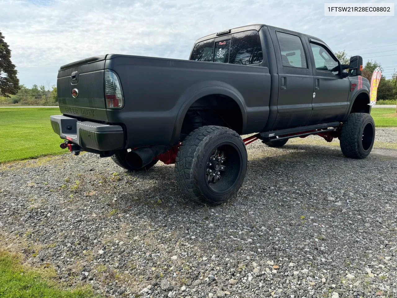 2008 Ford F250 Super Duty VIN: 1FTSW21R28EC08802 Lot: 75010874