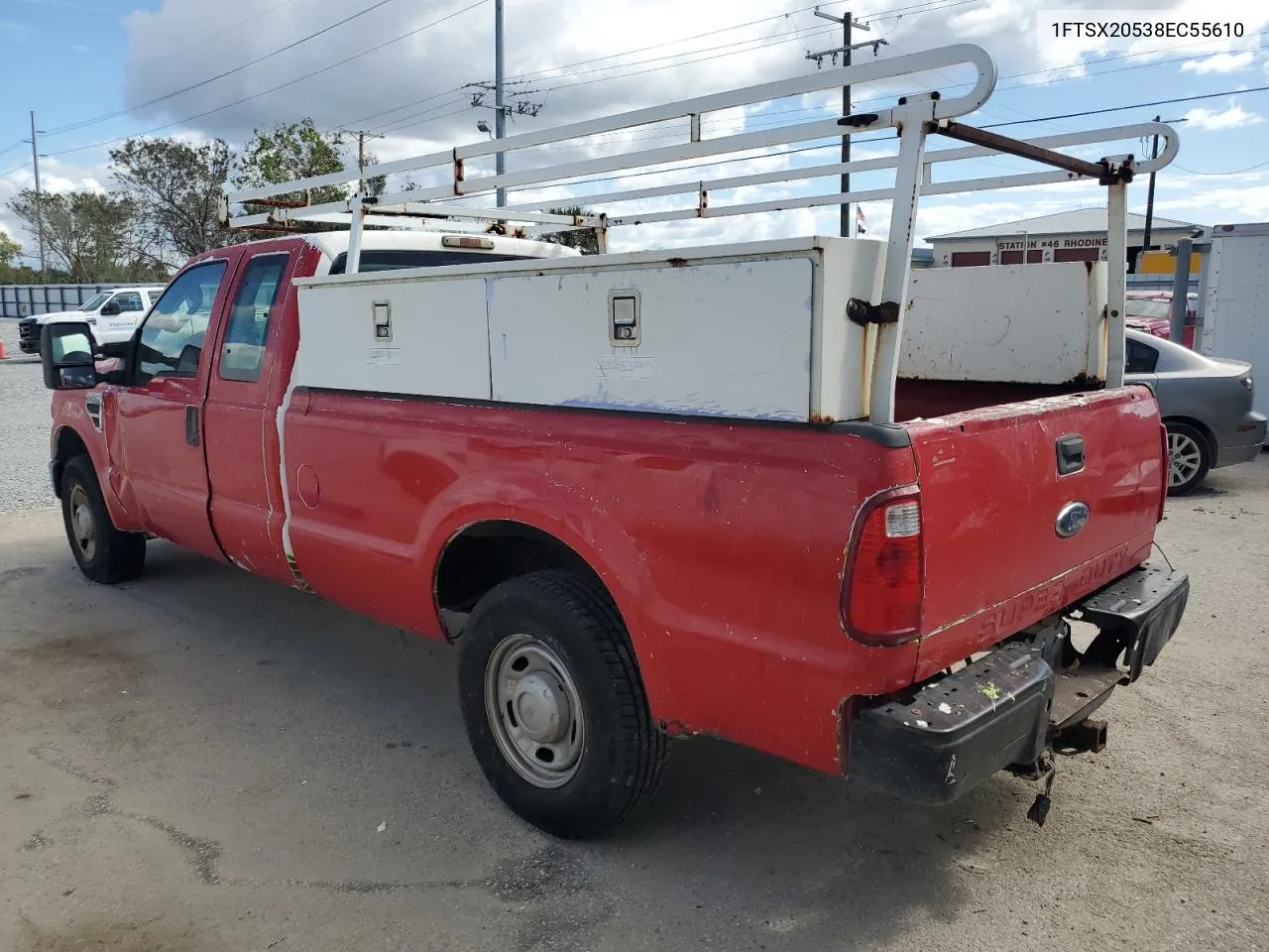 2008 Ford F250 Super Duty VIN: 1FTSX20538EC55610 Lot: 79296004