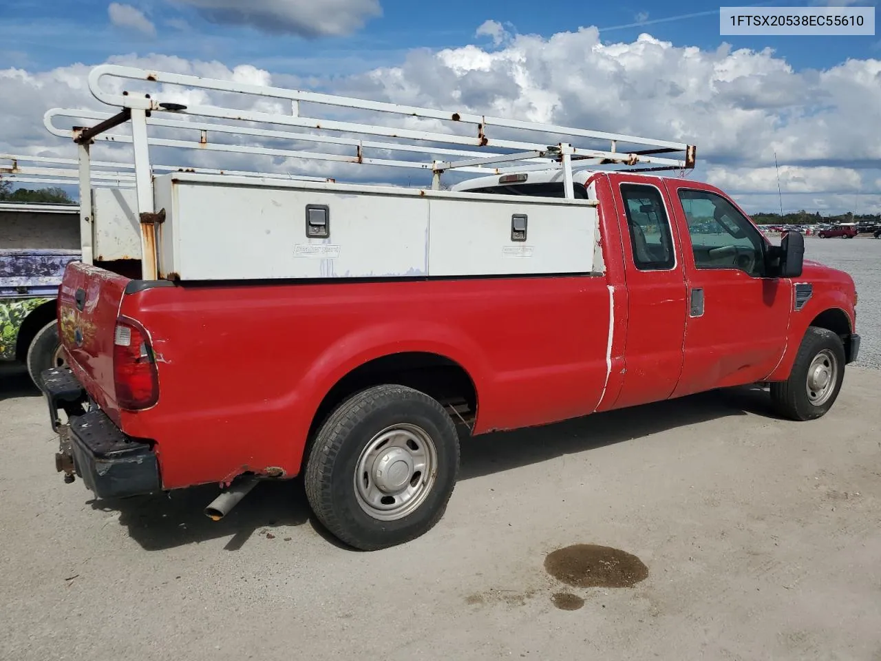 2008 Ford F250 Super Duty VIN: 1FTSX20538EC55610 Lot: 79296004