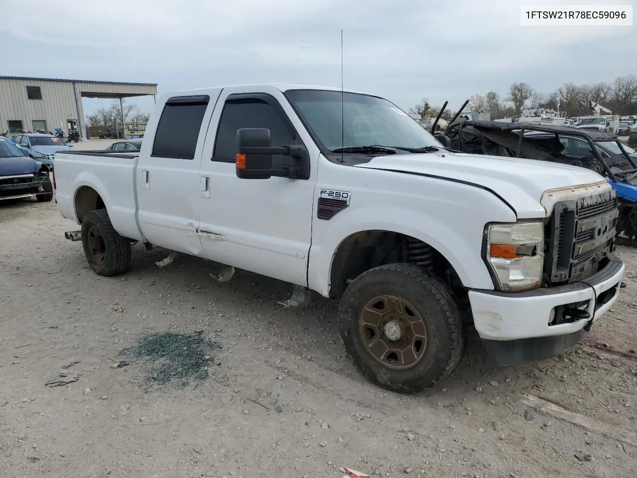 2008 Ford F250 Super Duty VIN: 1FTSW21R78EC59096 Lot: 79821654