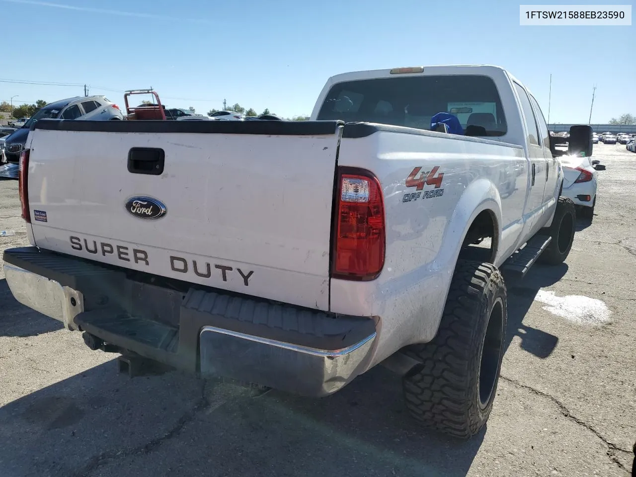 2008 Ford F250 Super Duty VIN: 1FTSW21588EB23590 Lot: 80061554