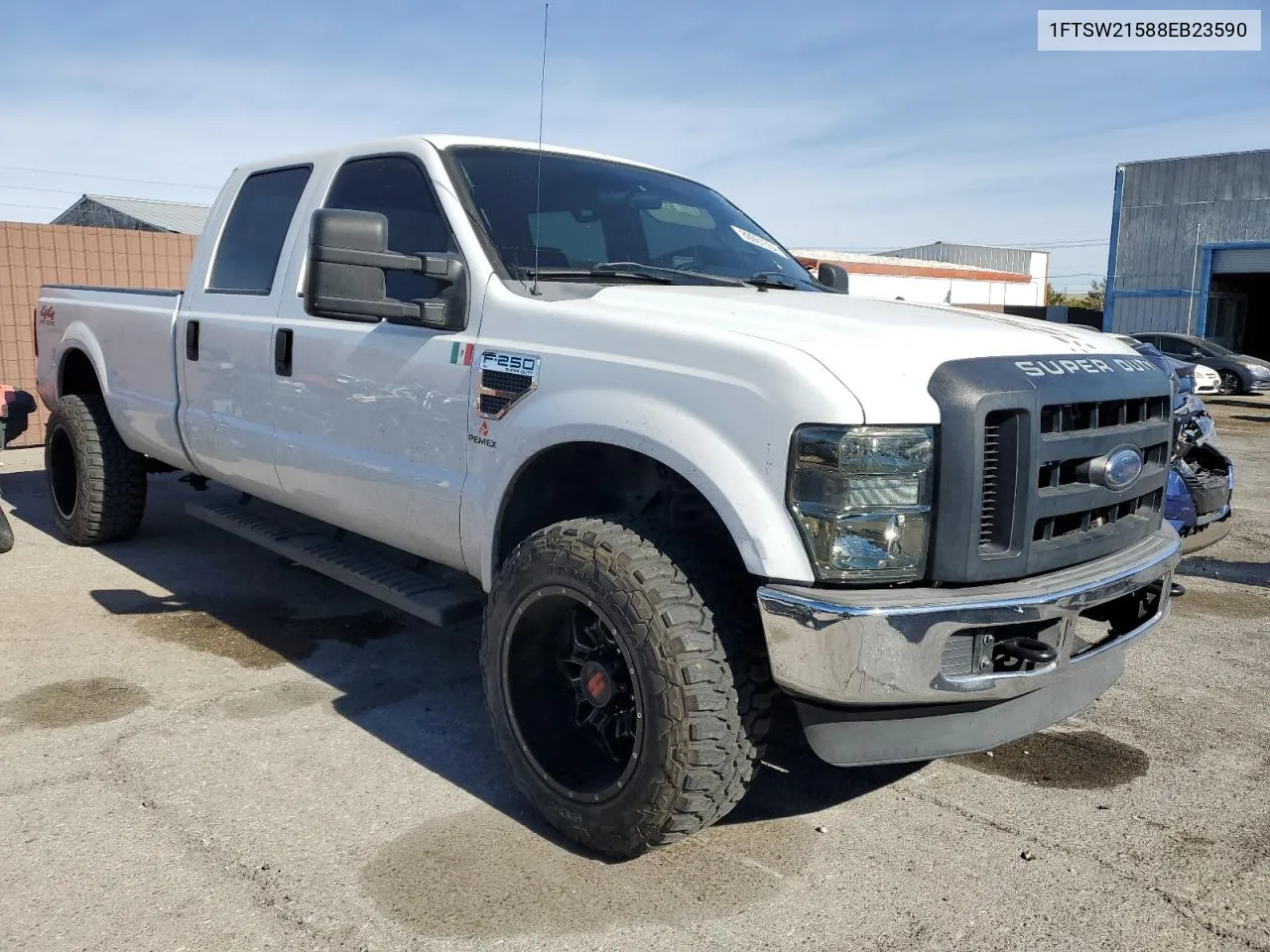 2008 Ford F250 Super Duty VIN: 1FTSW21588EB23590 Lot: 80061554