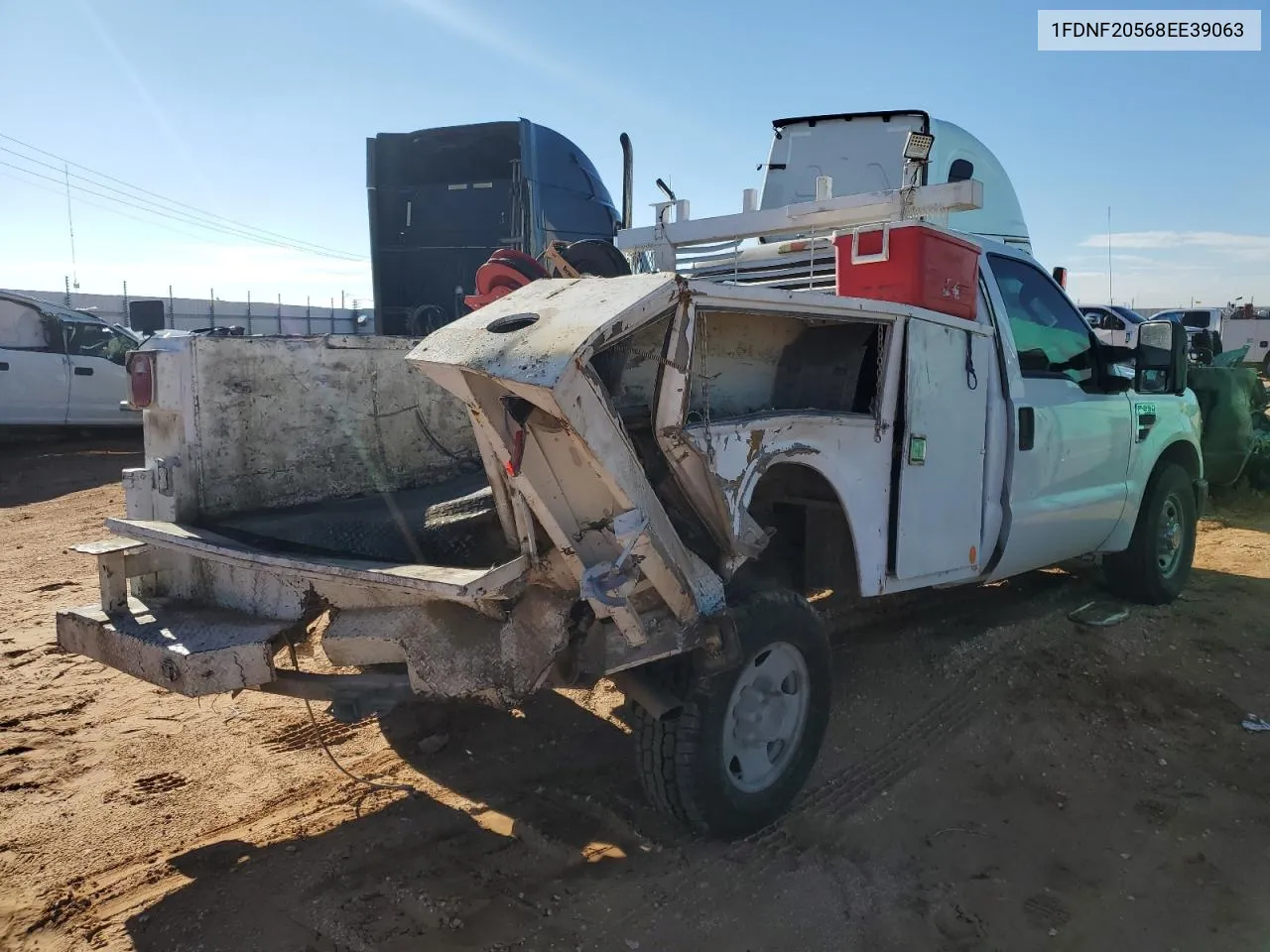 2008 Ford F250 Super Duty VIN: 1FDNF20568EE39063 Lot: 81546053