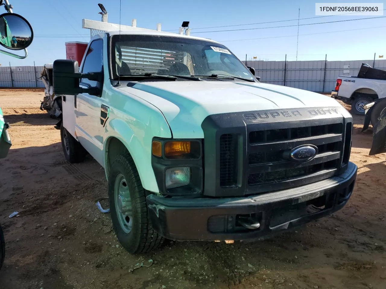 2008 Ford F250 Super Duty VIN: 1FDNF20568EE39063 Lot: 81546053