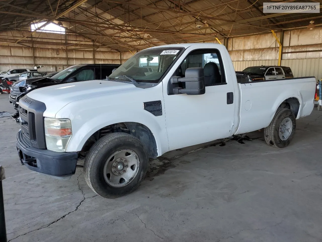 2009 Ford F250 Super Duty VIN: 1FTNF20Y89EA87765 Lot: 70453374