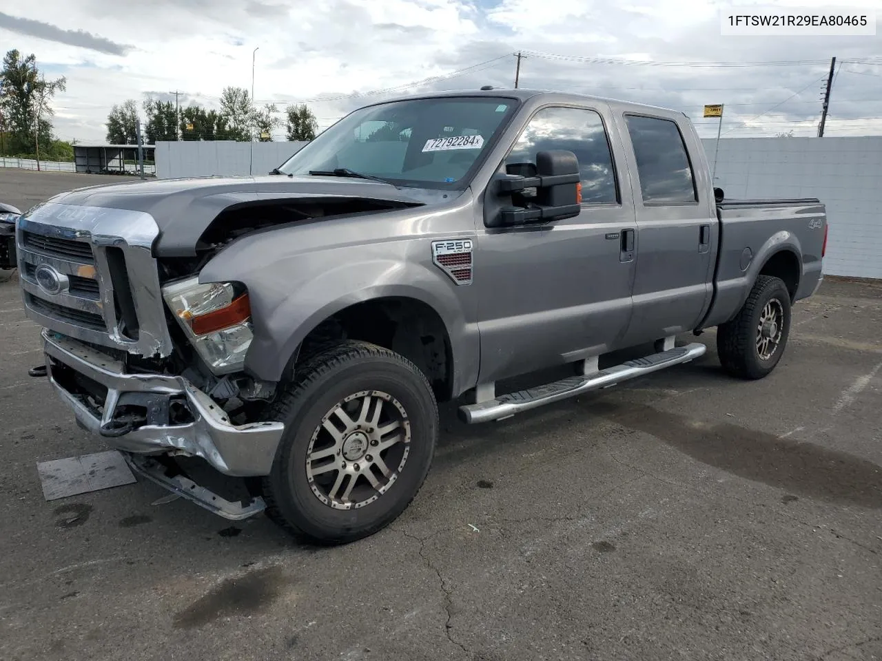 2009 Ford F250 Super Duty VIN: 1FTSW21R29EA80465 Lot: 72792284