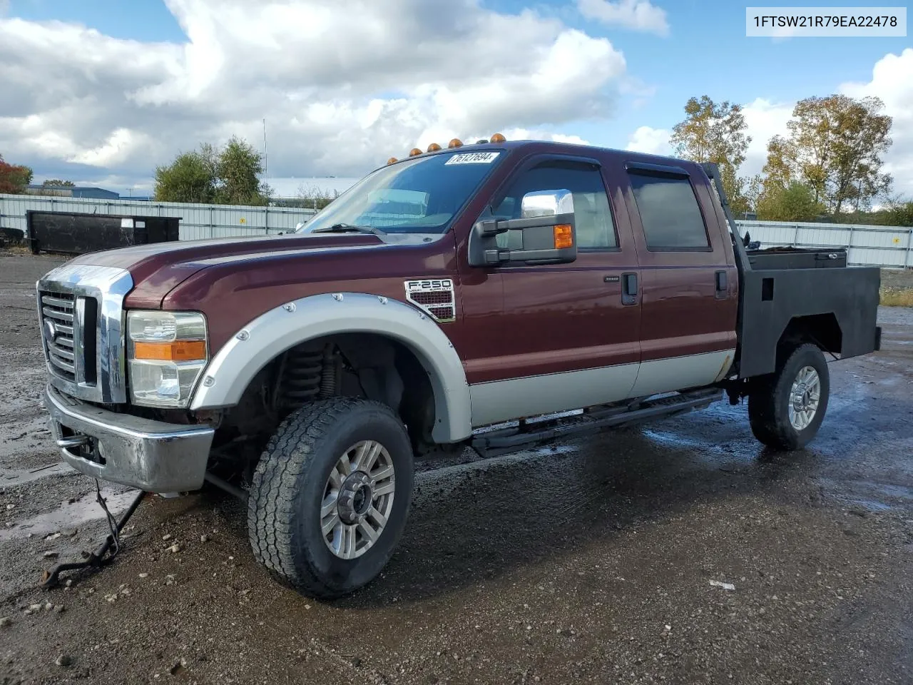 2009 Ford F250 Super Duty VIN: 1FTSW21R79EA22478 Lot: 76127694