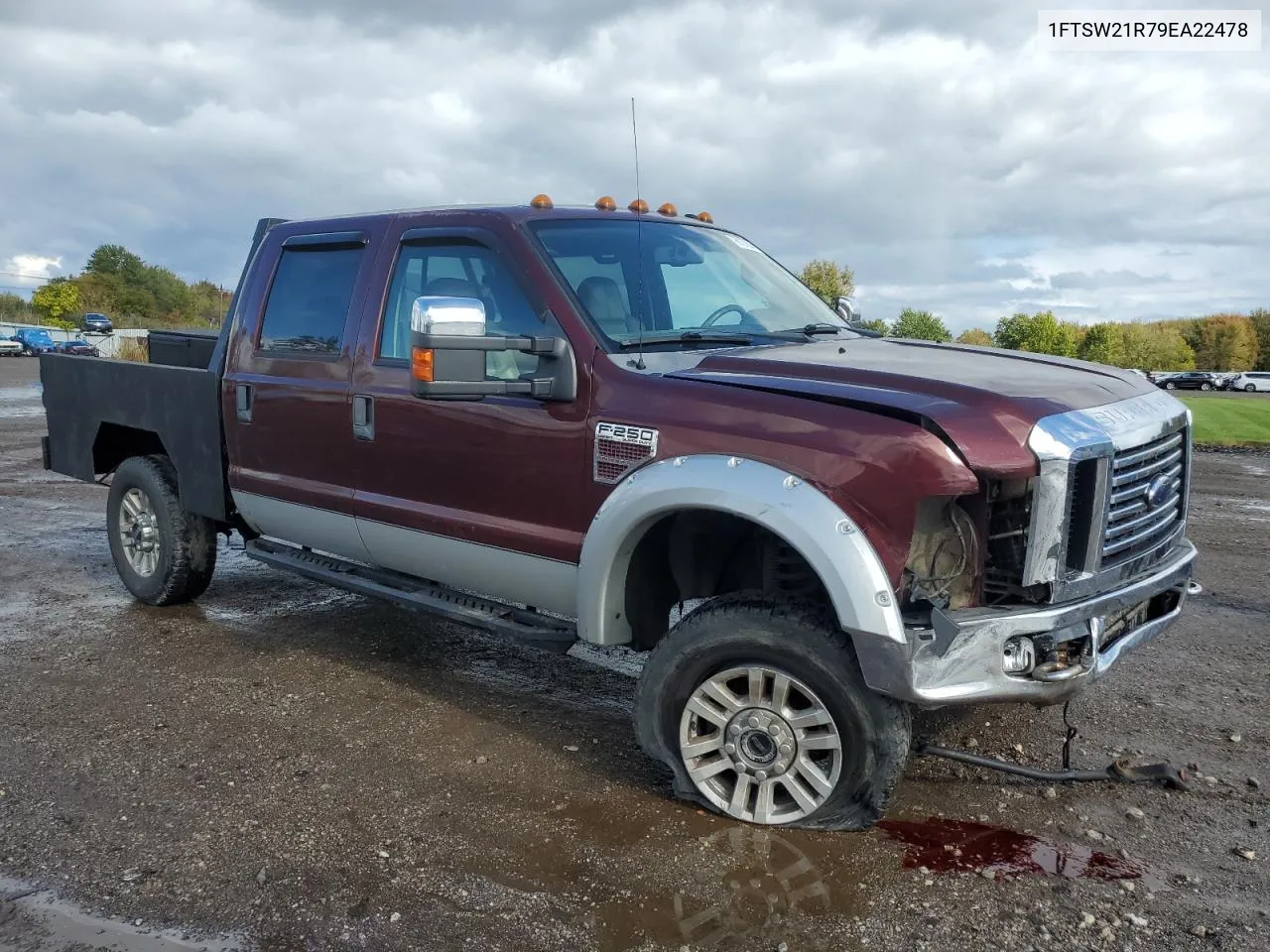 2009 Ford F250 Super Duty VIN: 1FTSW21R79EA22478 Lot: 76127694