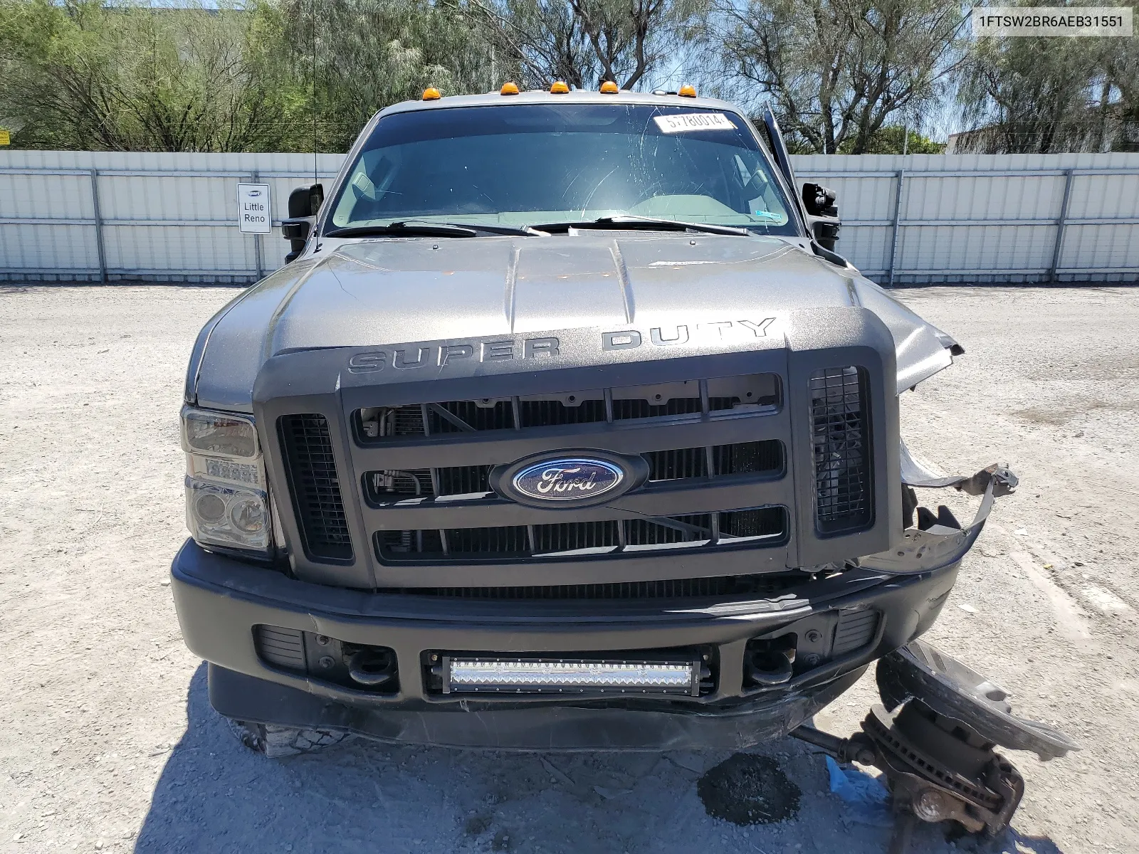 2010 Ford F250 Super Duty VIN: 1FTSW2BR6AEB31551 Lot: 57780014