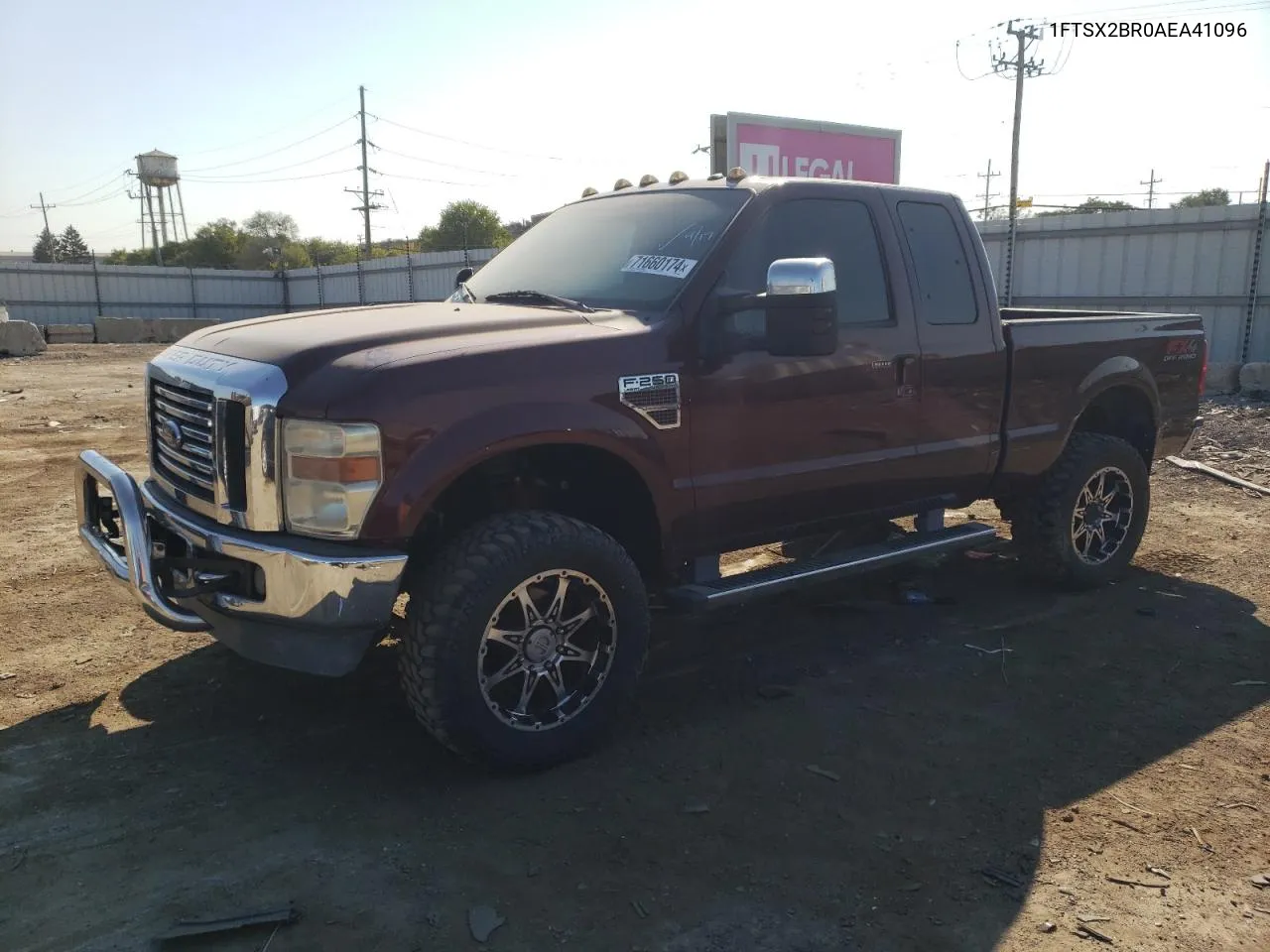 2010 Ford F250 Super Duty VIN: 1FTSX2BR0AEA41096 Lot: 71660174