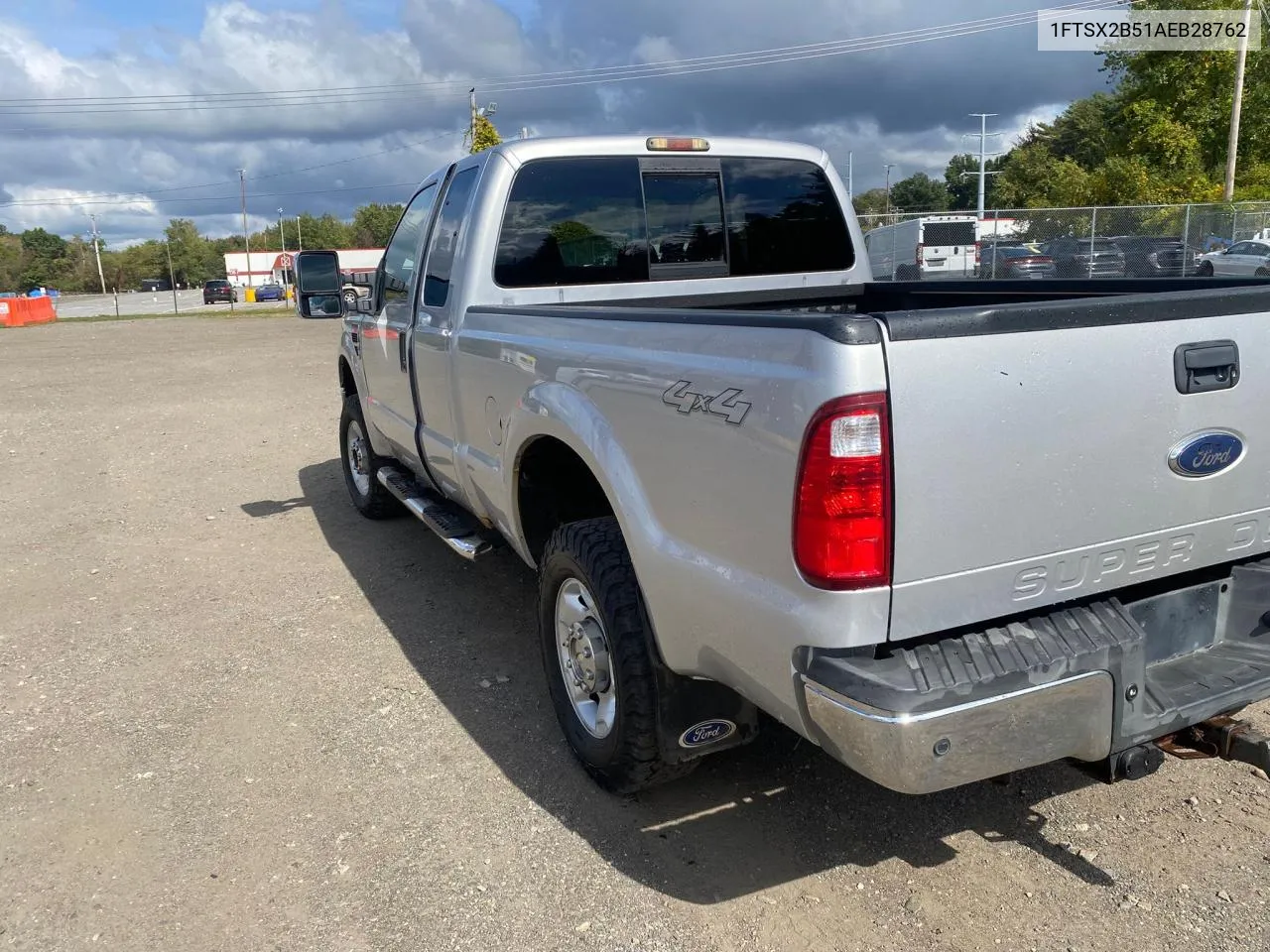 2010 Ford F250 Super Duty VIN: 1FTSX2B51AEB28762 Lot: 74400274