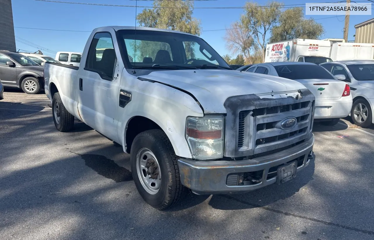 2010 Ford F250 Super Duty VIN: 1FTNF2A55AEA78966 Lot: 75334274