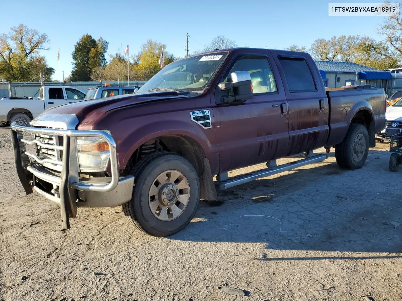 2010 Ford F250 Super Duty VIN: 1FTSW2BYXAEA18919 Lot: 79466594