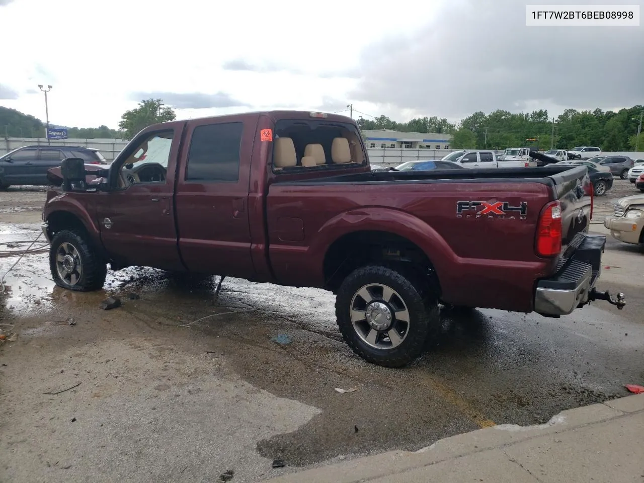 2011 Ford F250 Super Duty VIN: 1FT7W2BT6BEB08998 Lot: 54843184