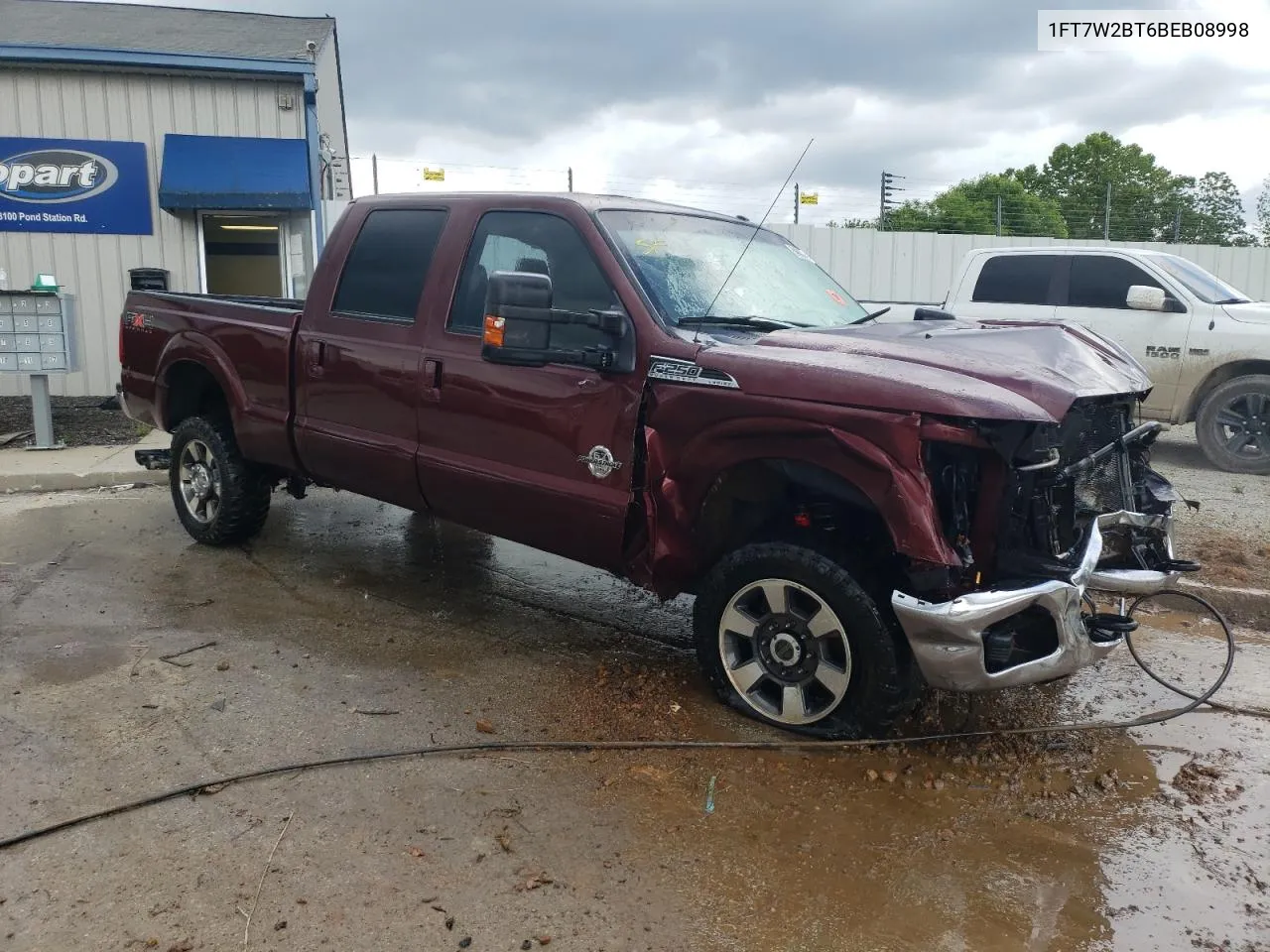 2011 Ford F250 Super Duty VIN: 1FT7W2BT6BEB08998 Lot: 54843184