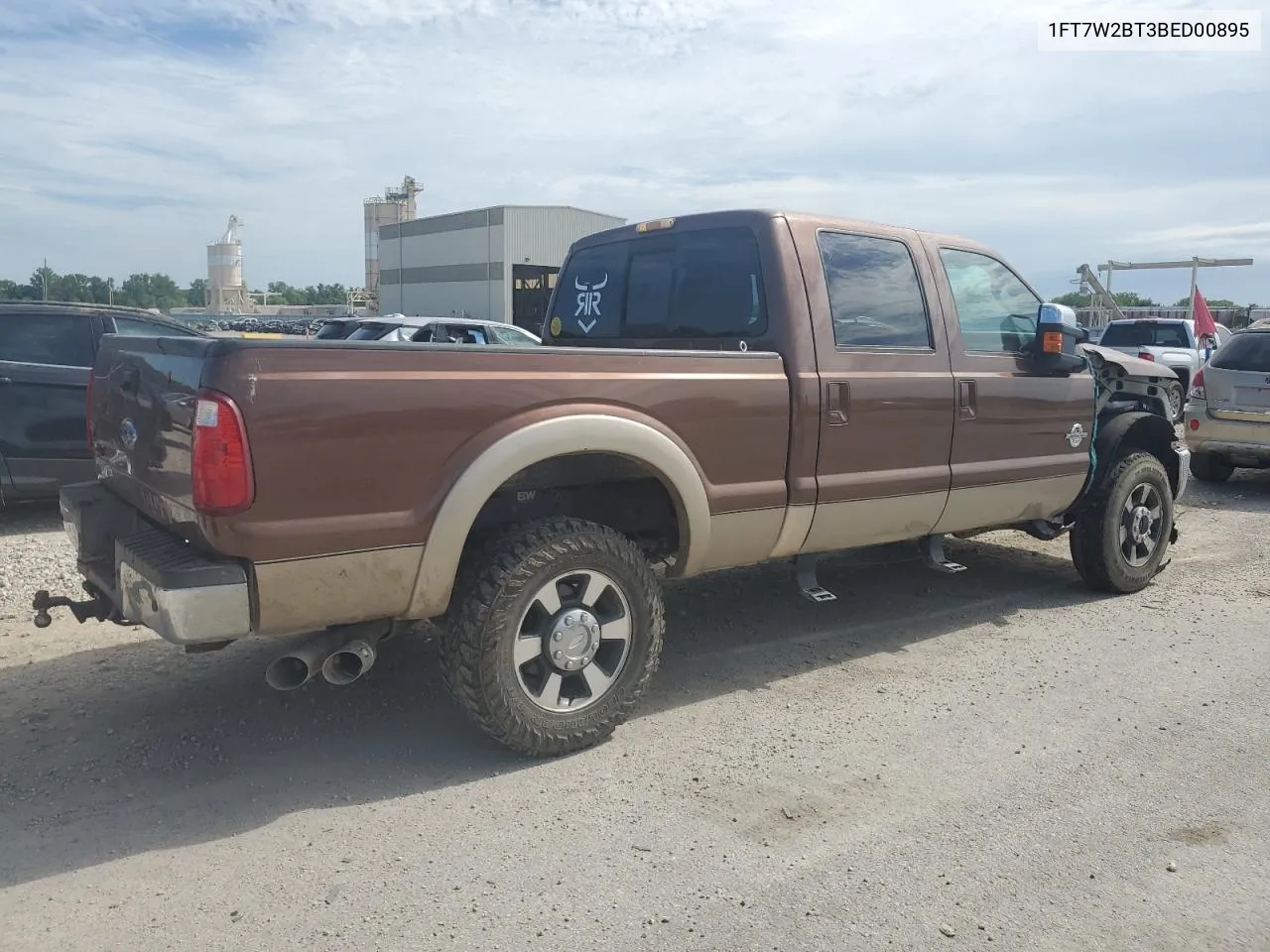 2011 Ford F250 Super Duty VIN: 1FT7W2BT3BED00895 Lot: 57273424