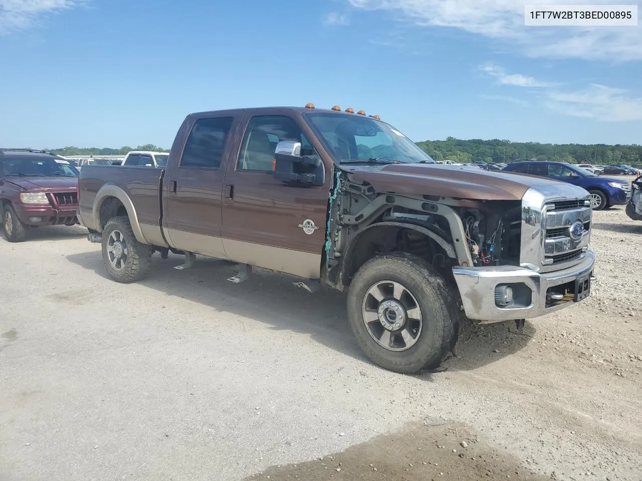 2011 Ford F250 Super Duty VIN: 1FT7W2BT3BED00895 Lot: 57273424