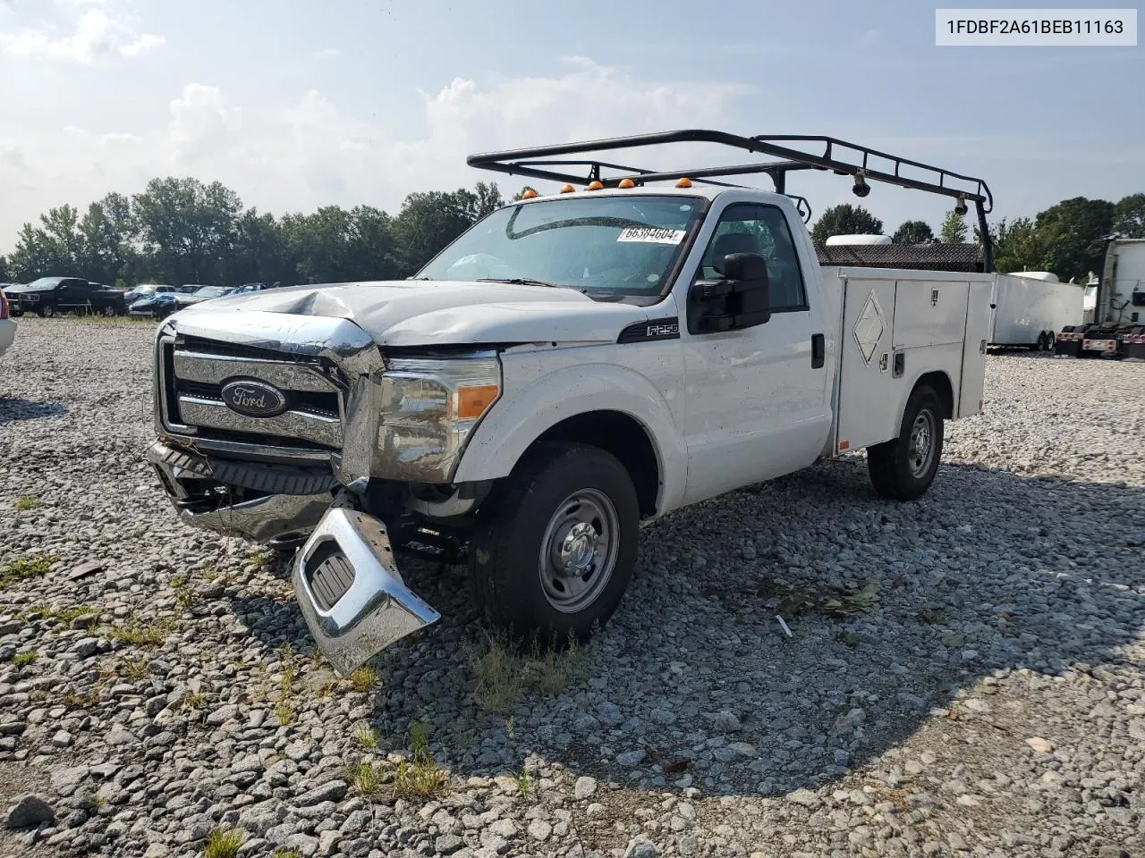 2011 Ford F250 Super Duty VIN: 1FDBF2A61BEB11163 Lot: 66384604