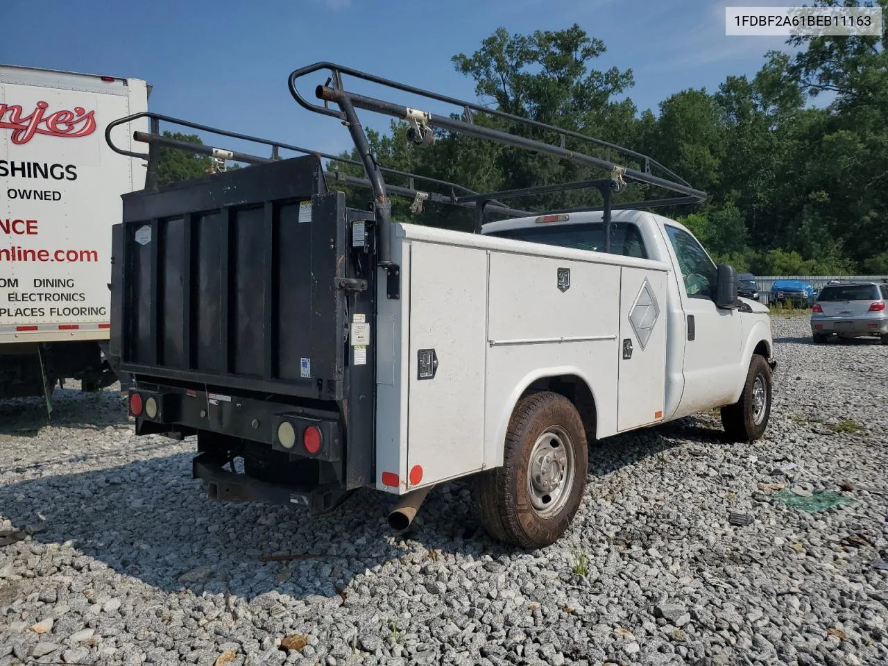 2011 Ford F250 Super Duty VIN: 1FDBF2A61BEB11163 Lot: 66384604