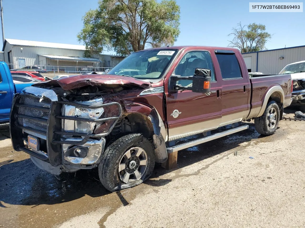 2011 Ford F250 Super Duty VIN: 1FT7W2BT6BEB69493 Lot: 66945794