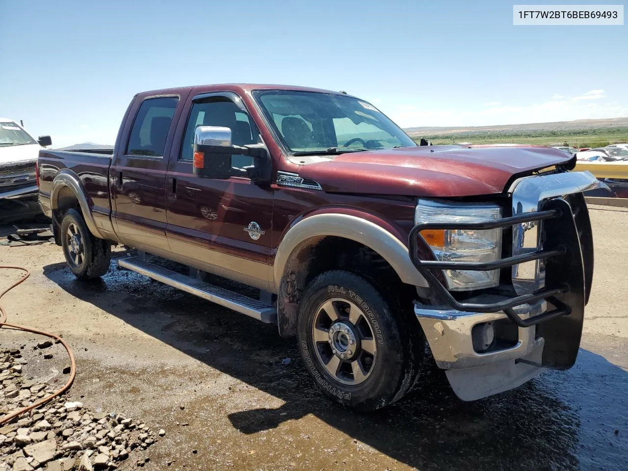 2011 Ford F250 Super Duty VIN: 1FT7W2BT6BEB69493 Lot: 66945794