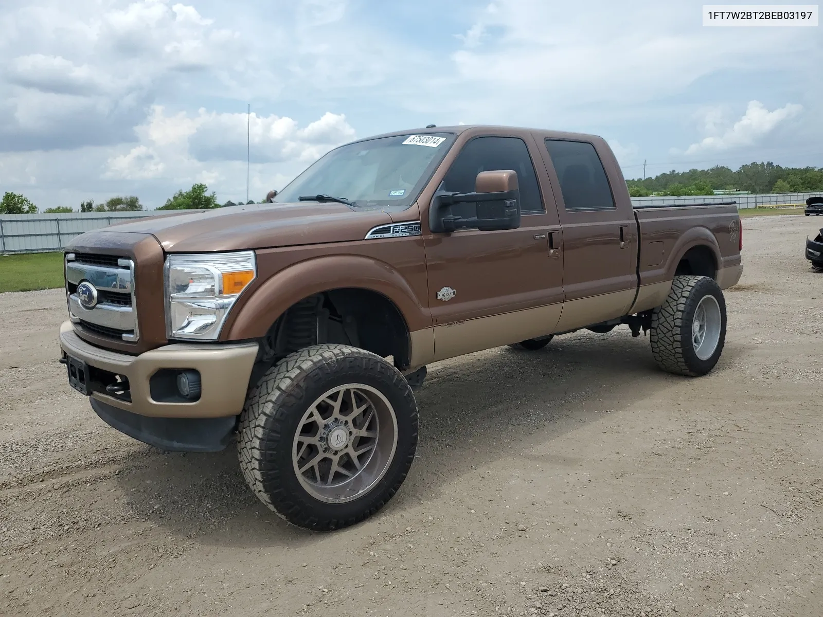 2011 Ford F250 Super Duty VIN: 1FT7W2BT2BEB03197 Lot: 67503014