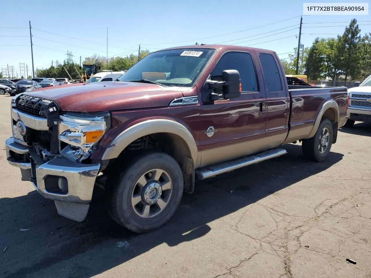 2011 Ford F250 Super Duty VIN: 1FT7X2BT8BEA90954 Lot: 68061374