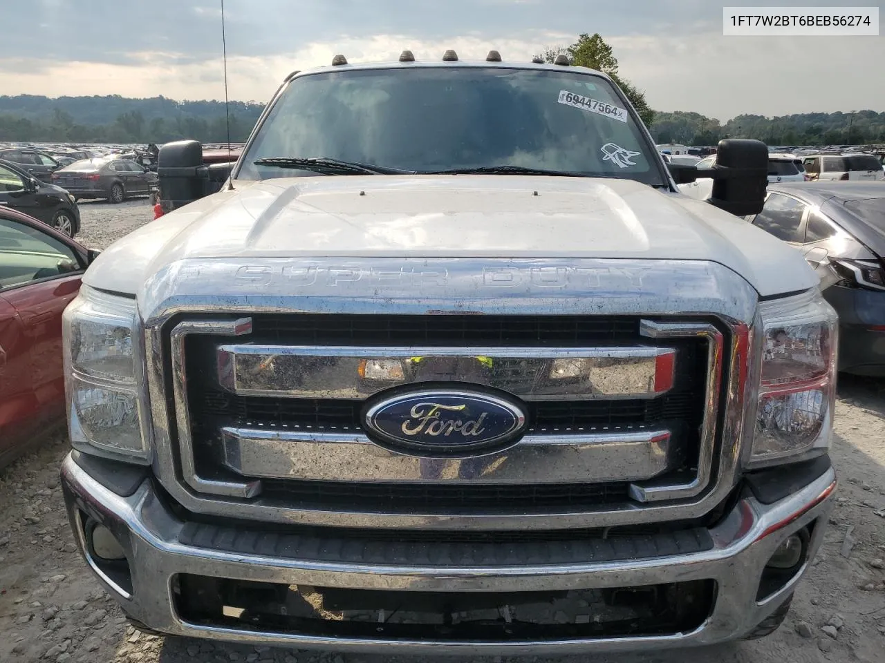 2011 Ford F250 Super Duty VIN: 1FT7W2BT6BEB56274 Lot: 69447564