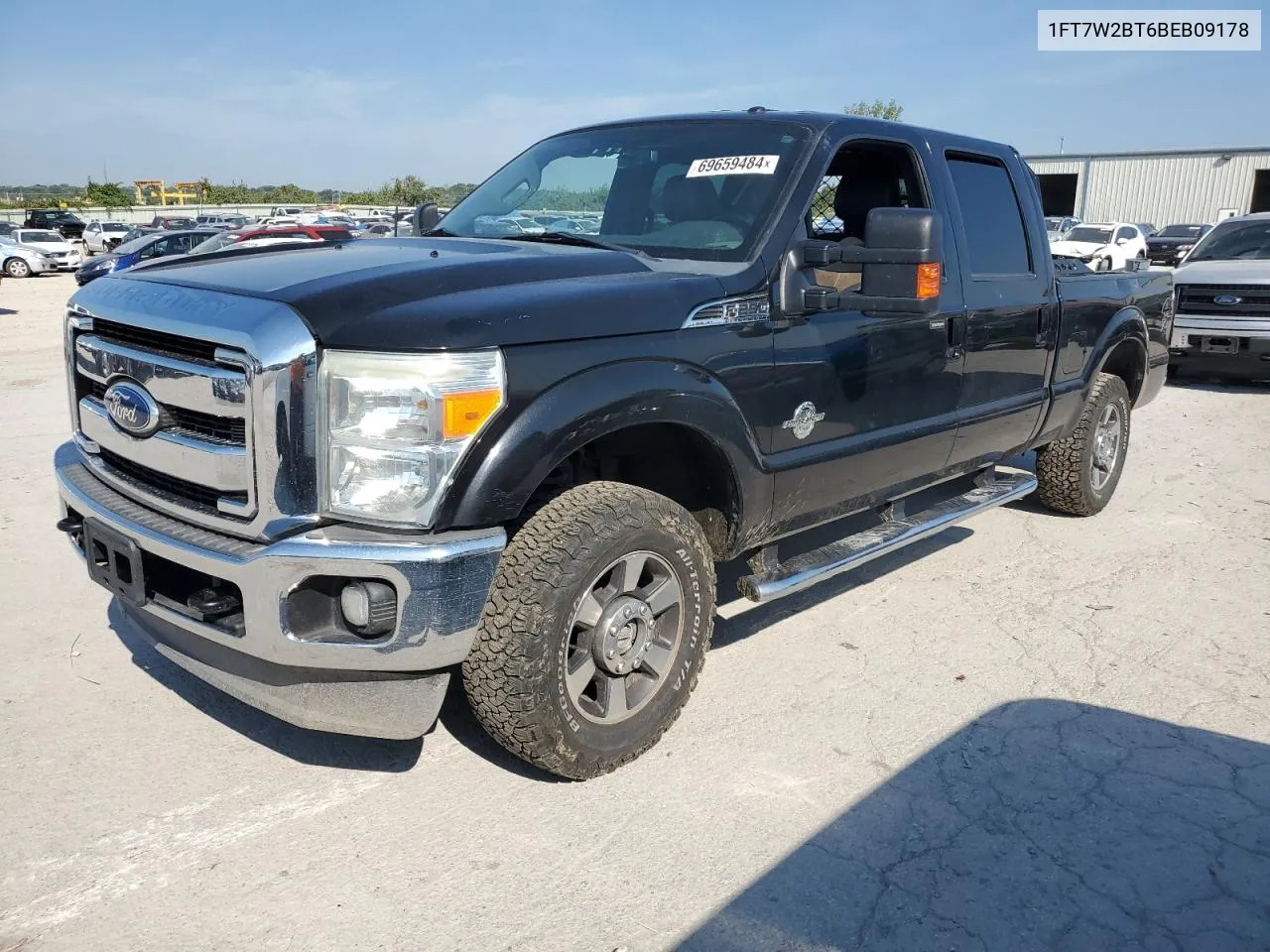 2011 Ford F250 Super Duty VIN: 1FT7W2BT6BEB09178 Lot: 69659484