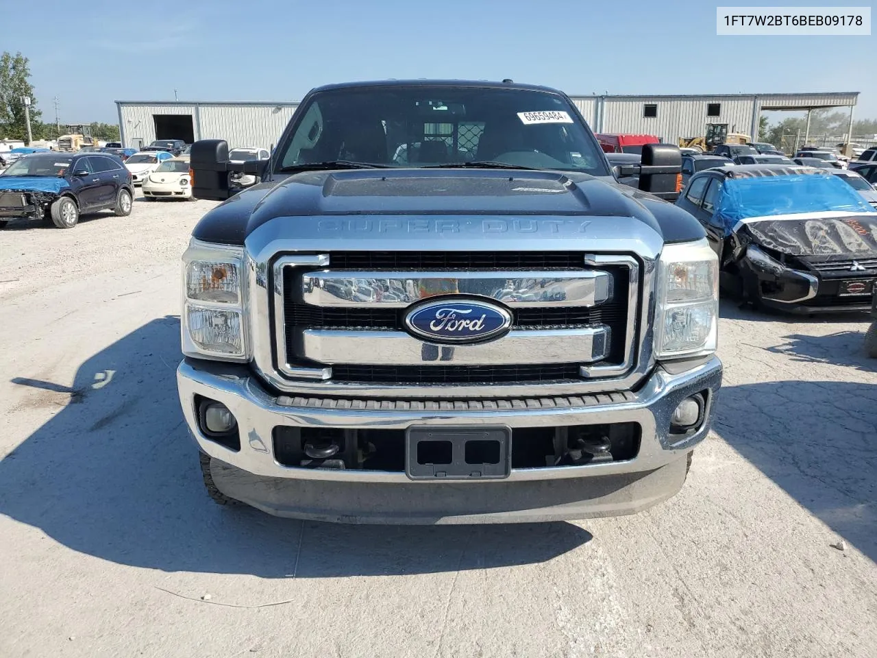 2011 Ford F250 Super Duty VIN: 1FT7W2BT6BEB09178 Lot: 69659484