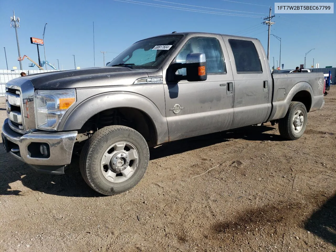 2011 Ford F250 Super Duty VIN: 1FT7W2BT5BEC67799 Lot: 69917604