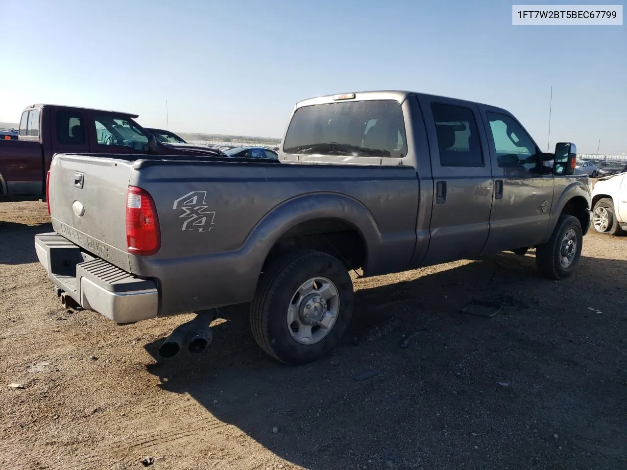 2011 Ford F250 Super Duty VIN: 1FT7W2BT5BEC67799 Lot: 69917604