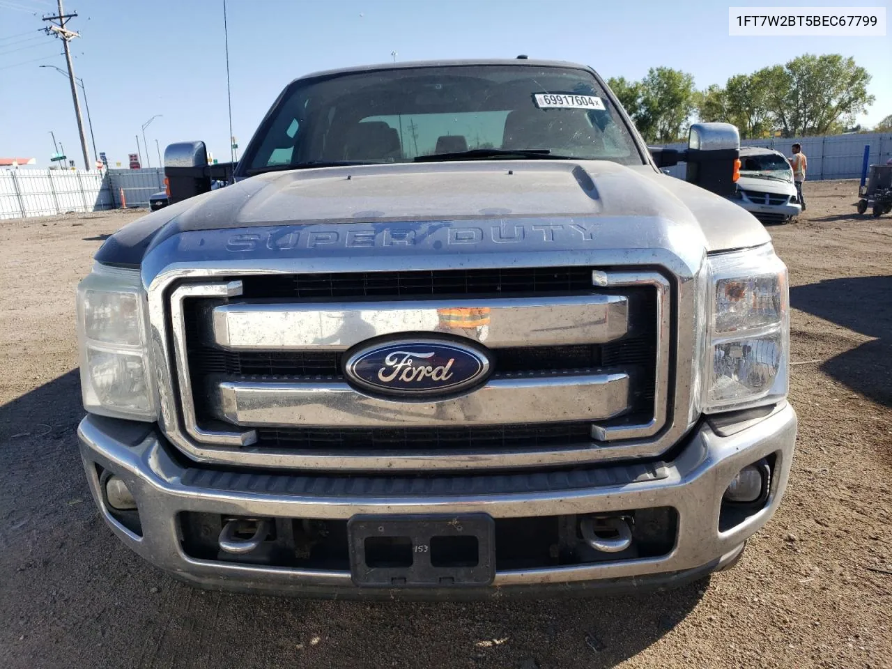 2011 Ford F250 Super Duty VIN: 1FT7W2BT5BEC67799 Lot: 69917604