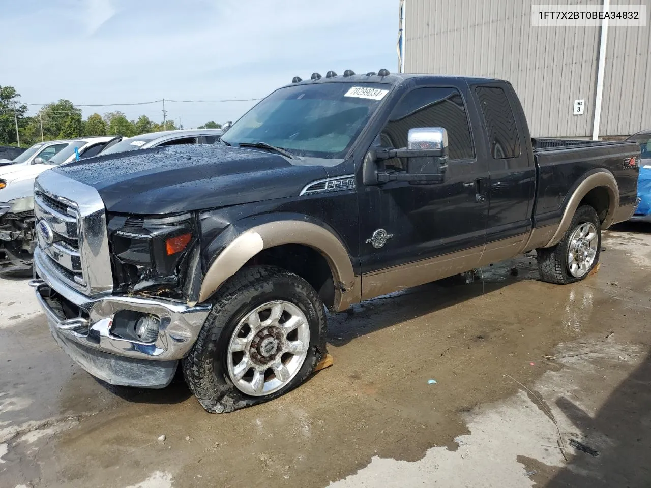 2011 Ford F250 Super Duty VIN: 1FT7X2BT0BEA34832 Lot: 70299034