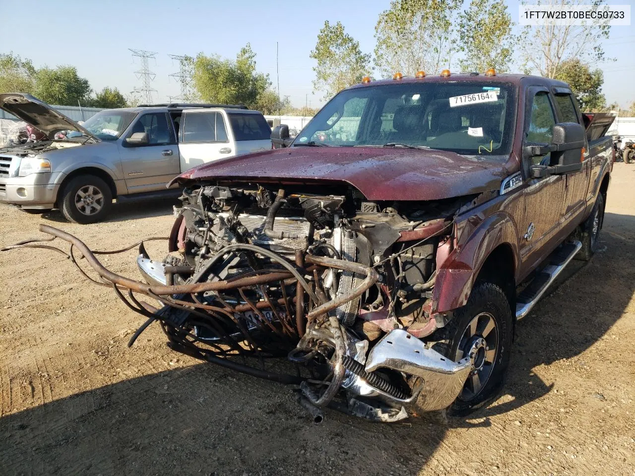 2011 Ford F250 Super Duty VIN: 1FT7W2BT0BEC50733 Lot: 71756164