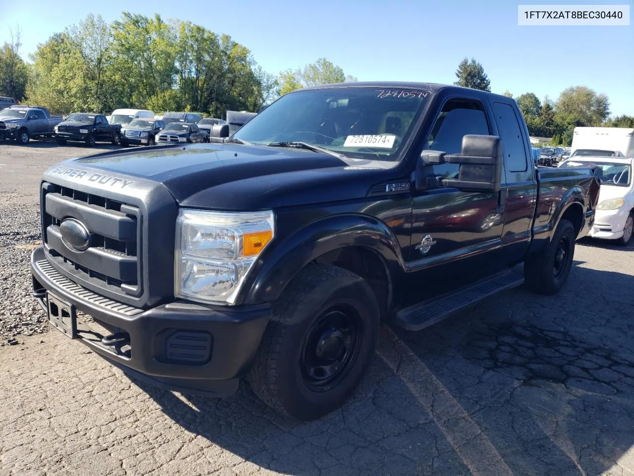 2011 Ford F250 Super Duty VIN: 1FT7X2AT8BEC30440 Lot: 72810574