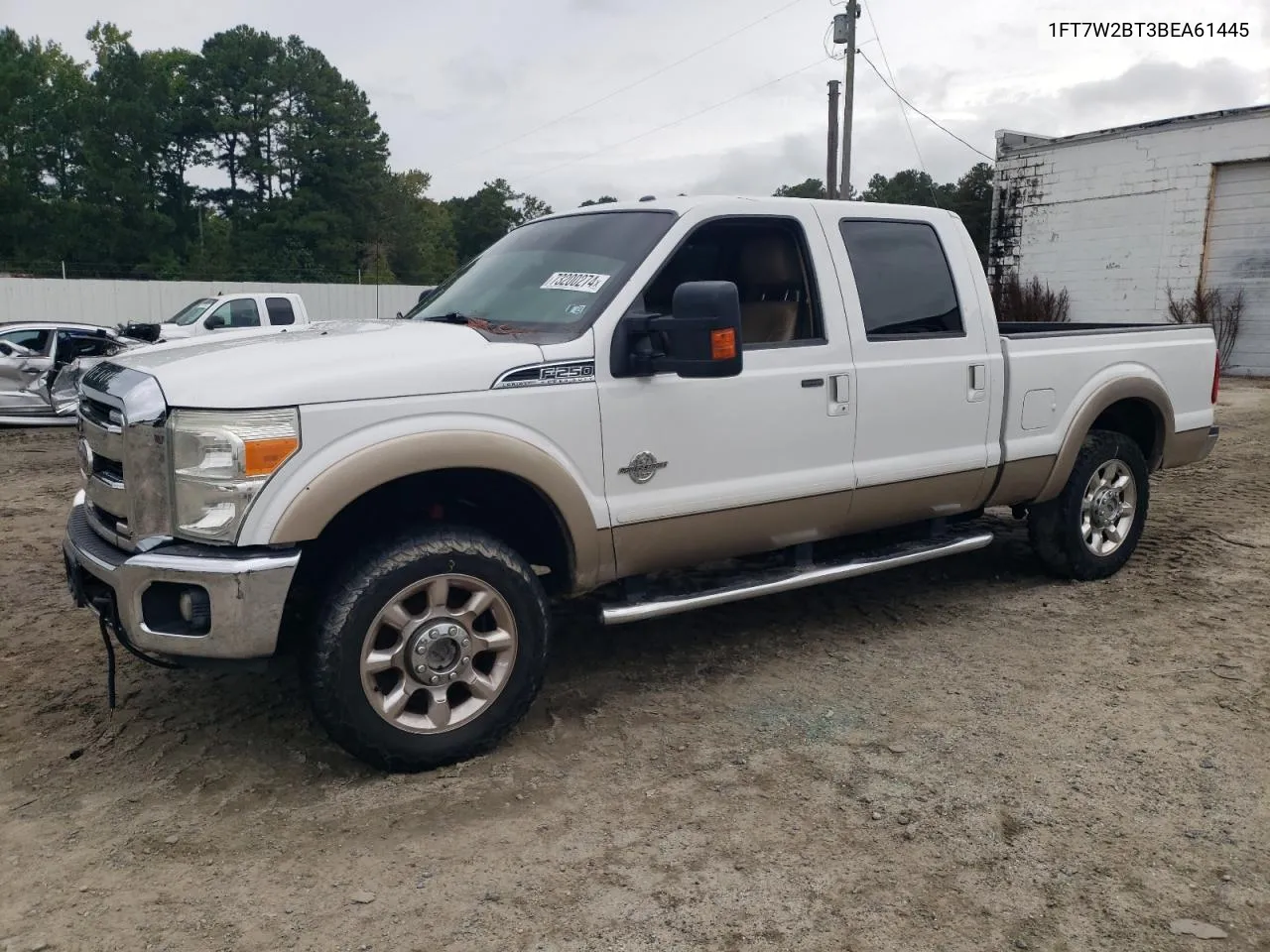 2011 Ford F250 Super Duty VIN: 1FT7W2BT3BEA61445 Lot: 73200274