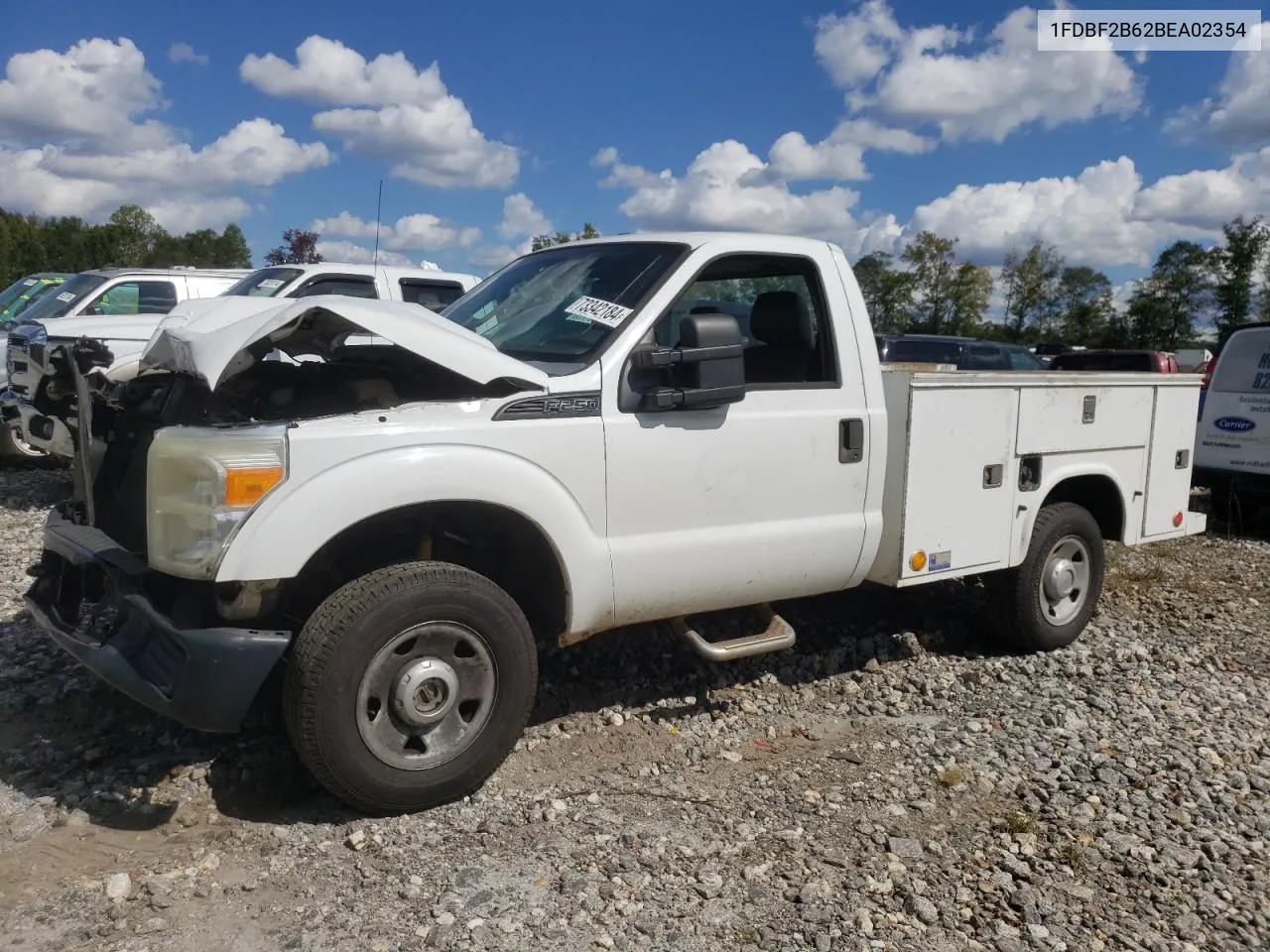 2011 Ford F250 Super Duty VIN: 1FDBF2B62BEA02354 Lot: 73342184