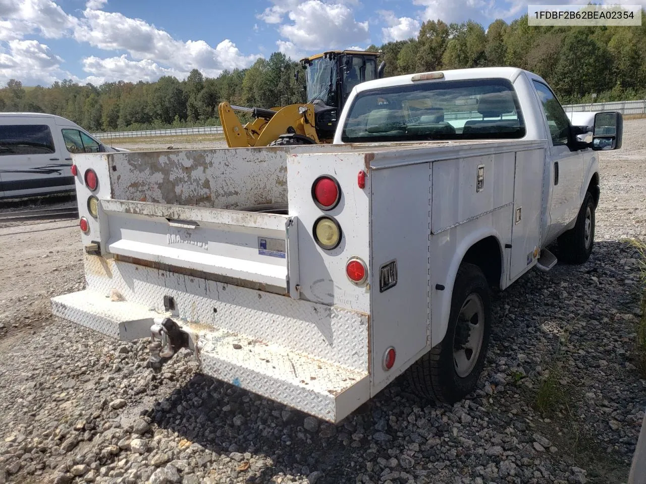 2011 Ford F250 Super Duty VIN: 1FDBF2B62BEA02354 Lot: 73342184