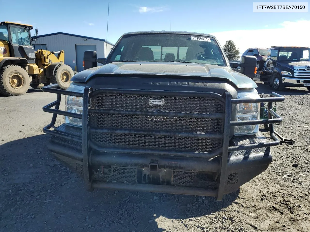 2011 Ford F250 Super Duty VIN: 1FT7W2BT7BEA70150 Lot: 73706974