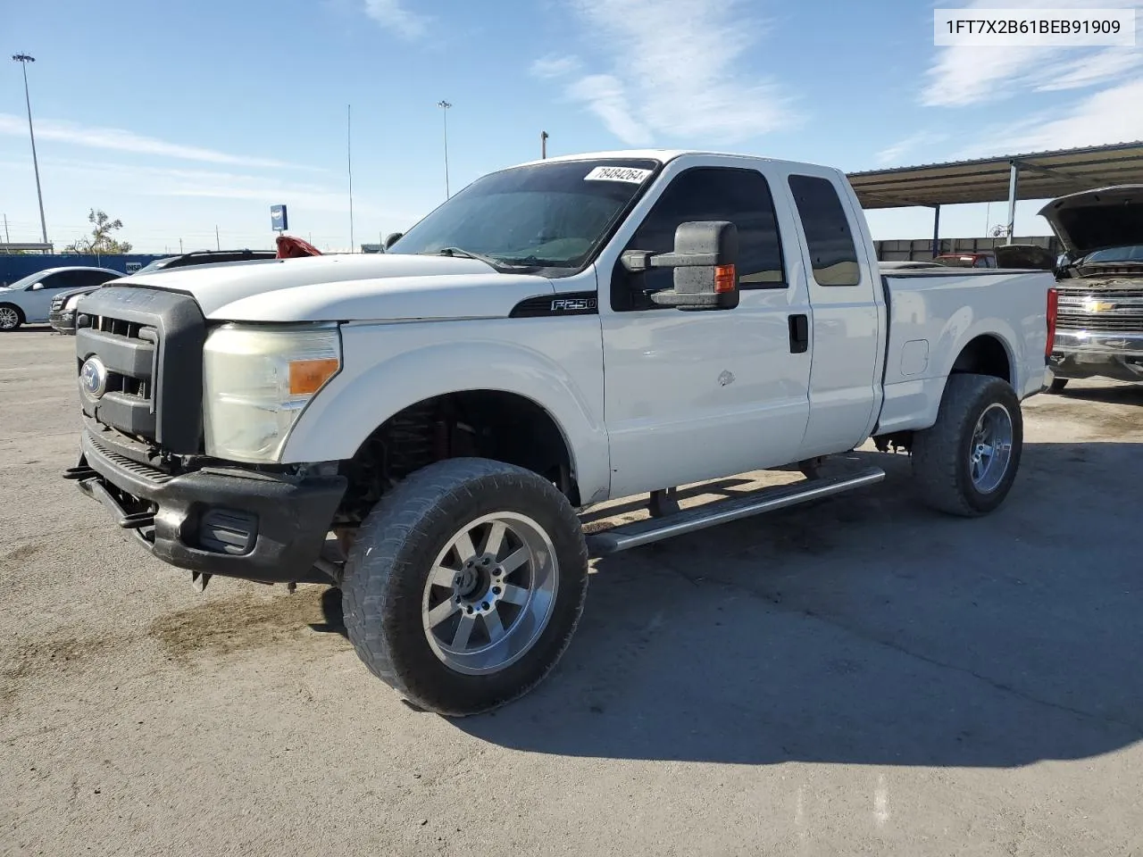 2011 Ford F250 Super Duty VIN: 1FT7X2B61BEB91909 Lot: 78484264