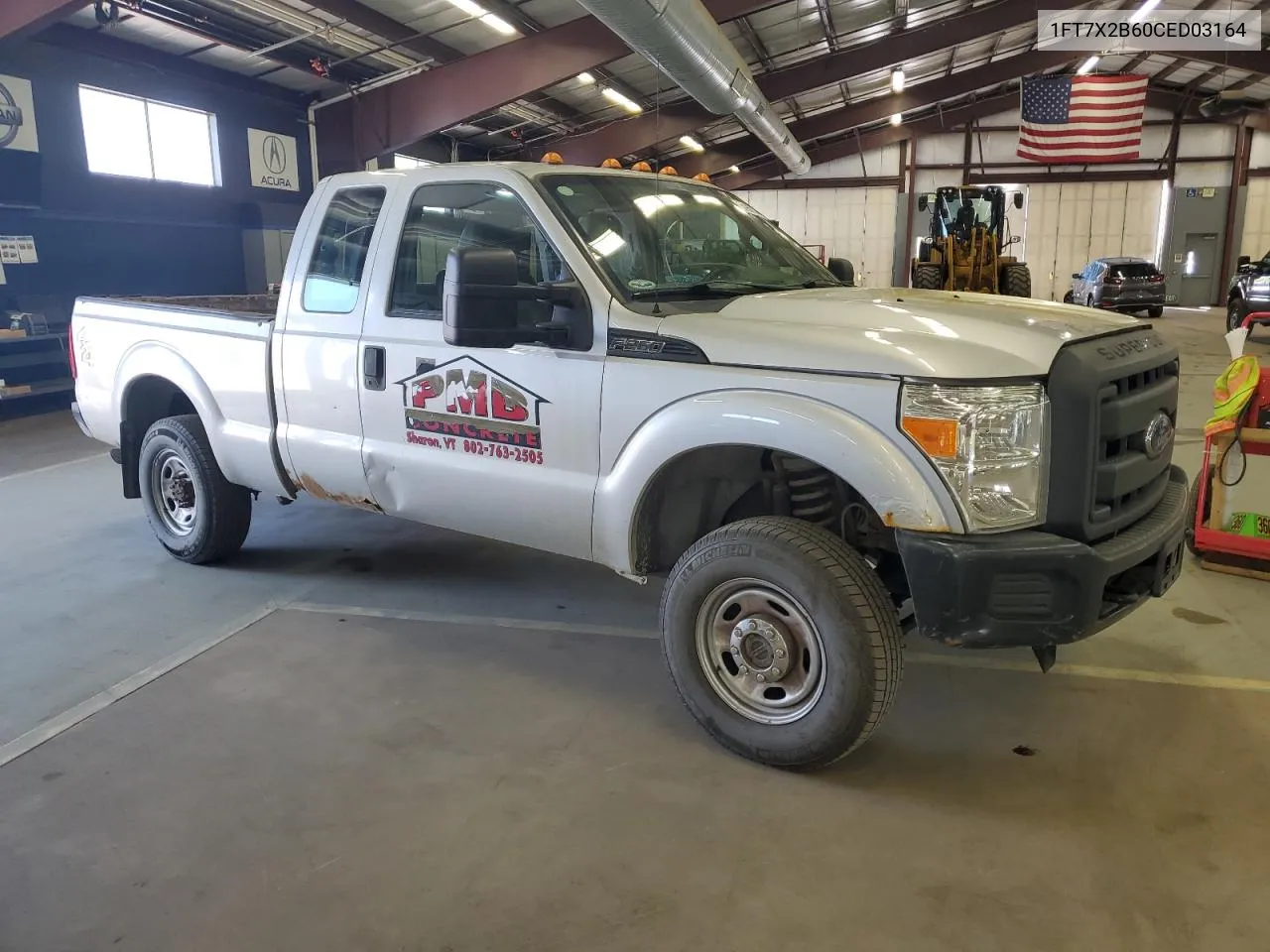 2012 Ford F250 Super Duty VIN: 1FT7X2B60CED03164 Lot: 53988174